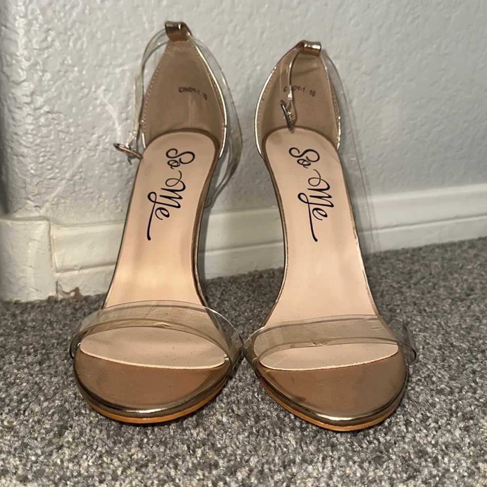 Gold heels